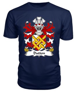 ScotsTee Dutton (of Dutton of Cheshire) Coat Of Arms Family Crest Welsh Armorial T Shirt