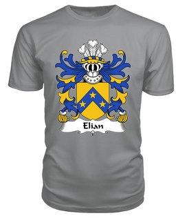 ScotsTee Elian (GEIMIAD, Saint) Coat Of Arms Family Crest Welsh Armorial T Shirt