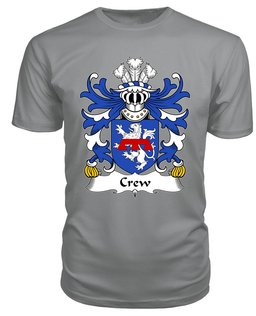 ScotsTee Crew (of Holt, Denbighshire) Coat Of Arms Family Crest Welsh Armorial T Shirt