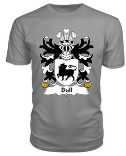 ScotsTee Bull (of Oswestry) Coat Of Arms Family Crest Welsh Armorial T Shirt