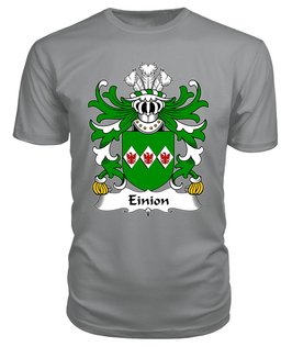 ScotsTee Einion (AP CARADOG) Coat Of Arms Family Crest Welsh Armorial T Shirt