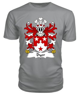 ScotsTee Dyer (of Haverfordwest, Carmarthenshire) Coat Of Arms Family Crest Welsh Armorial T Shirt