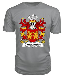 ScotsTee Constantius (or Constantine) Coat Of Arms Family Crest Welsh Armorial T Shirt