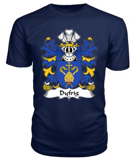 ScotsTee Dyfrig (Dubricius, Saint) Coat Of Arms Family Crest Welsh Armorial T Shirt