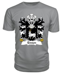 ScotsTee Einion (AP CELYNIN -of Llwydiarth) Coat Of Arms Family Crest Welsh Armorial T Shirt