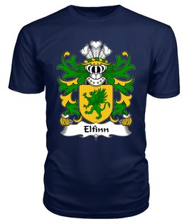 ScotsTee Elfinn (AP GWYDDNO) Coat Of Arms Family Crest Welsh Armorial T Shirt