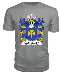 ScotsTee Cadwaladr (FENDIGAID, King of Gwynedd) Coat Of Arms Family Crest Welsh Armorial T Shirt