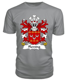 ScotsTee Fleming (of Flimston, Glamorgan) Coat Of Arms Family Crest Welsh Armorial T Shirt