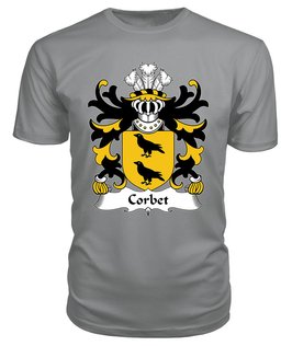 ScotsTee Corbet (of Cawrse, Montgomeryshire) Coat Of Arms Family Crest Welsh Armorial T Shirt