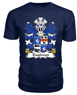 ScotsTee Daylwyn (or Bushe) Coat Of Arms Family Crest Welsh Armorial T Shirt