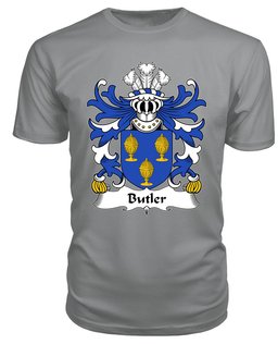 ScotsTee Butler (or le Boteler, of Glamorgan) Coat Of Arms Family Crest Welsh Armorial T Shirt