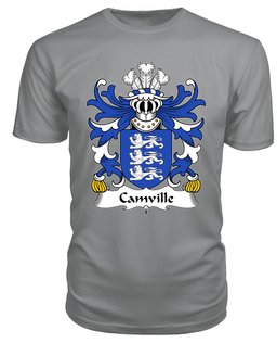 ScotsTee Camville (Lords of Llansteffan) Coat Of Arms Family Crest Welsh Armorial T Shirt