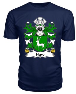ScotsTee Huw (AP LLYWELYN AP MAREDUDD) Coat Of Arms Family Crest Welsh Armorial T Shirt