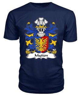 ScotsTee Mytton (lords of Mawddwy) Coat Of Arms Family Crest Welsh Armorial T Shirt