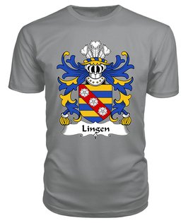 ScotsTee Lingen (of Lingen, Herefordshire) Coat Of Arms Family Crest Welsh Armorial T Shirt