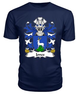 ScotsTee Jones (of Beaumaris, Anglesey) Coat Of Arms Family Crest Welsh Armorial T Shirt