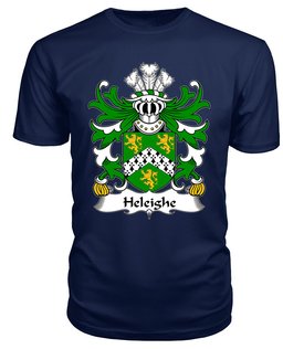 ScotsTee Heleighe (Helegh, Heley of Flint) Coat Of Arms Family Crest Welsh Armorial T Shirt
