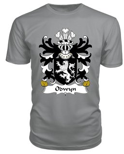 ScotsTee Odwyn (AP TEITHWALCH, Lord of Ceredigion) Coat Of Arms Family Crest Welsh Armorial T Shirt
