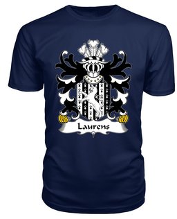 ScotsTee Laurens (AP WILLIAM AP DAFYDD) Coat Of Arms Family Crest Welsh Armorial T Shirt