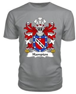 ScotsTee Hampton (mayor of Beaumaris, Anglesey) Coat Of Arms Family Crest Welsh Armorial T Shirt