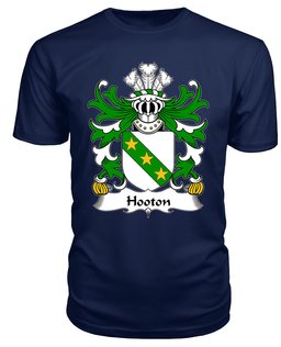 ScotsTee Hooton (lord of Hooton, Cheshire) Coat Of Arms Family Crest Welsh Armorial T Shirt