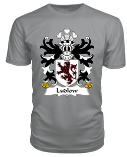 ScotsTee Ludlow (of Shropshire) Coat Of Arms Family Crest Welsh Armorial T Shirt