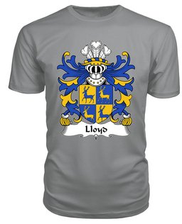 ScotsTee Lloyd (of Foxhal, Henllan, Denbighshire) Coat Of Arms Family Crest Welsh Armorial T Shirt