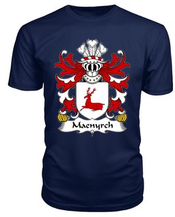 ScotsTee Maenyrch (lord of Brecon) Coat Of Arms Family Crest Welsh Armorial T Shirt