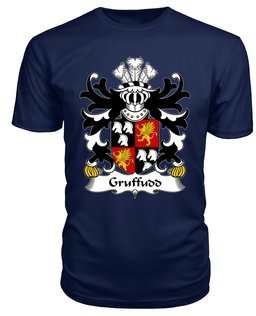 ScotsTee Gruffudd (FYCHAN Sir, of Powys, of Boniarth) Coat Of Arms Family Crest Welsh Armorial T Shirt