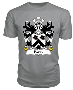 ScotsTee Parry (of Basinwerk, Flint) Coat Of Arms Family Crest Welsh Armorial T Shirt