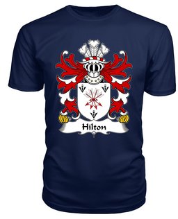 ScotsTee Hilton (of Denbighshire) Coat Of Arms Family Crest Welsh Armorial T Shirt