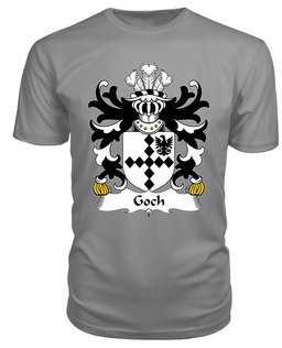 ScotsTee Goch (or Gough-of Wodberye, Devonshire) Coat Of Arms Family Crest Welsh Armorial T Shirt