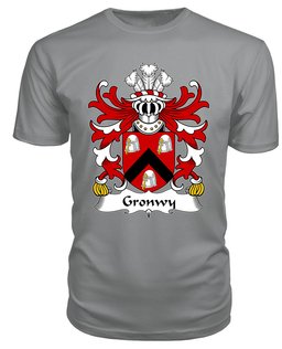 ScotsTee Gronwy (Fychan, of Anglesey) Coat Of Arms Family Crest Welsh Armorial T Shirt