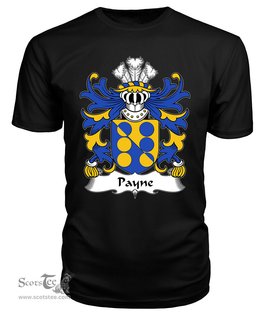 ScotsTee Payne (of Denbighshire) Coat Of Arms Family Crest Welsh Armorial T Shirt