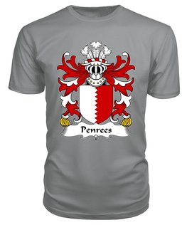 ScotsTee Penrees (or Penrice, of Penrice, Gower) Coat Of Arms Family Crest Welsh Armorial T Shirt