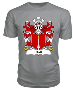 ScotsTee Hall (of Pembrokeshire) Coat Of Arms Family Crest Welsh Armorial T Shirt