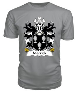 ScotsTee Merrick (Rhys ap Meurig, of Glamorgan) Coat Of Arms Family Crest Welsh Armorial T Shirt