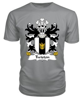 ScotsTee Twiston (of Denbighshire) Coat Of Arms Family Crest Welsh Armorial T Shirt