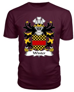 ScotsTee Winter (of Llan-gain, Carmenthenshire) Coat Of Arms Family Crest Welsh Armorial T Shirt