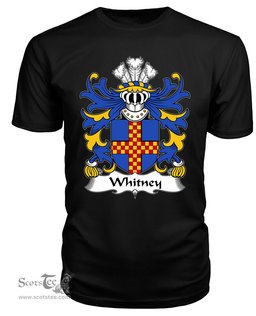 ScotsTee Whitney (of Herefordshire) Coat Of Arms Family Crest Welsh Armorial T Shirt