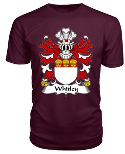 ScotsTee Whitley (of Hawarden, Flint) Coat Of Arms Family Crest Welsh Armorial T Shirt