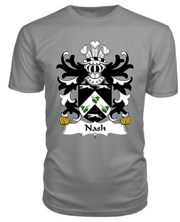 ScotsTee Nash (of Nash, Pembrokeshire) Coat Of Arms Family Crest Welsh Armorial T Shirt