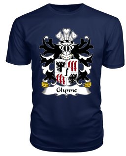 ScotsTee Glynne (of Glynllifon, Caernarfonshire) Coat Of Arms Family Crest Welsh Armorial T Shirt