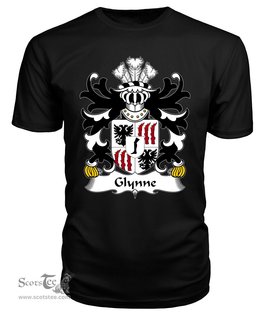 ScotsTee Glynne (of Glynllifon, Caernarfonshire) Coat Of Arms Family Crest Welsh Armorial T Shirt