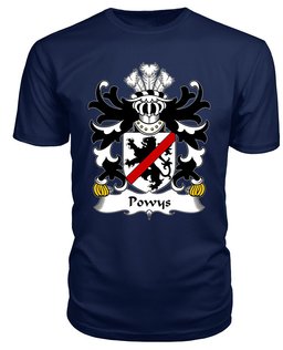 ScotsTee Powys (FADOG, Princes of Northern Powys) Coat Of Arms Family Crest Welsh Armorial T Shirt