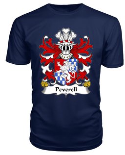 ScotsTee Peverell (of Pembrokeshire) Coat Of Arms Family Crest Welsh Armorial T Shirt