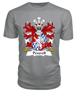 ScotsTee Peverell (of Pembrokeshire) Coat Of Arms Family Crest Welsh Armorial T Shirt