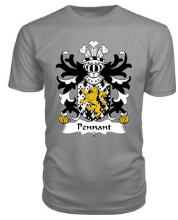 ScotsTee Pennant (of Penrhyn-Castle, Caernarvonshire) Coat Of Arms Family Crest Welsh Armorial T Shirt