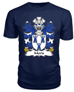 ScotsTee Moris (of Caswilia, Brawdy, Pembrokeshire) Coat Of Arms Family Crest Welsh Armorial T Shirt