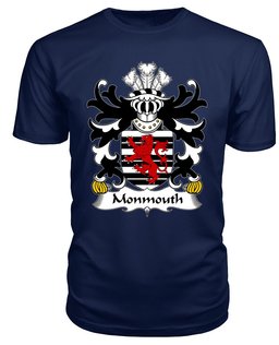 ScotsTee Monmouth (Lord Monmouth) Coat Of Arms Family Crest Welsh Armorial T Shirt
